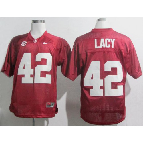Alabama Crimson Tide 42 Eddie Lacy Red 2012 SEC Patch College Football NCAA Jersey Alabama Crimson Tide 42 Eddie Lacy Red 2012 SEC Patch College Football NCAA Jersey