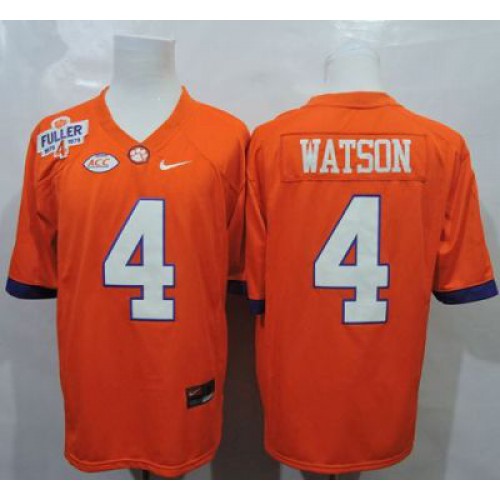 Clemson Tigers #4 Deshaun Watson Orange 1975-1978 Fuller Stitched NCAA Jersey Clemson Tigers #4 Deshaun Watson Orange 1975-1978 Fuller Stitched NCAA Jersey