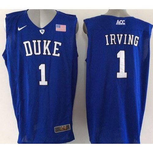Duke Blue Devils #1 Kyrie Irving Blue Basketball Elite Stitched NCAA Jersey Duke Blue Devils #1 Kyrie Irving Blue Basketball Elite Stitched NCAA Jersey
