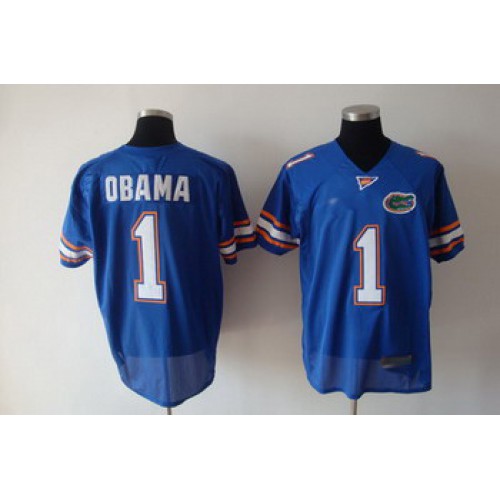 Florida Gators 1 obama blue NCAA Jerseys Florida Gators 1 obama blue NCAA Jerseys