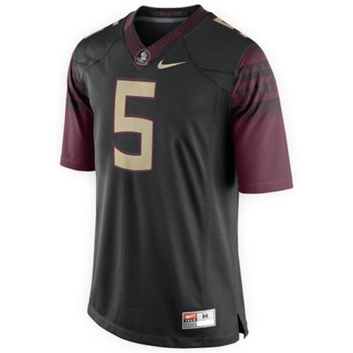 Florida State Seminoles #5 Jameis Winston Black Stitched NCAA Limited Jersey Florida State Seminoles #5 Jameis Winston Black Stitched NCAA Limited Jersey