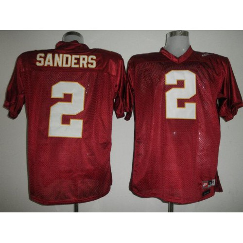 Florida State Seminoles 2 Deion Sanders Red NCAA Jerseys Florida State Seminoles 2 Deion Sanders Red NCAA Jerseys
