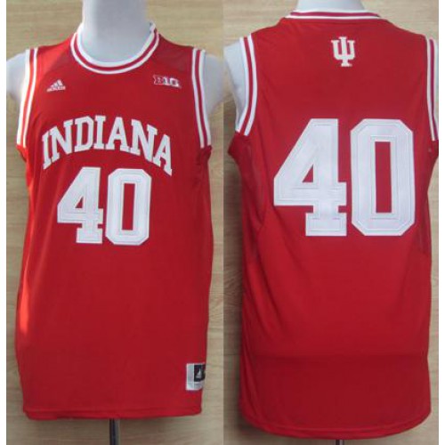 Indiana Hoosiers 40 Cody Zeller Big 10 Patch Red NCAA Basketball Jerseys Cheap Indiana Hoosiers 40 Cody Zeller Big 10 Patch Red NCAA Basketball Jerseys Cheap