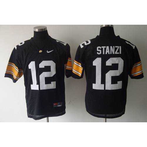 Iowa Hawkeyes #12 Stanzi Black Stitched NCAA Jersey Iowa Hawkeyes #12 Stanzi Black Stitched NCAA Jersey