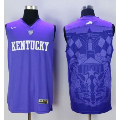 Kentucky Wildcats Blank Blue Basketball Stitched NCAA Jersey Kentucky Wildcats Blank Blue Basketball Stitched NCAA Jersey