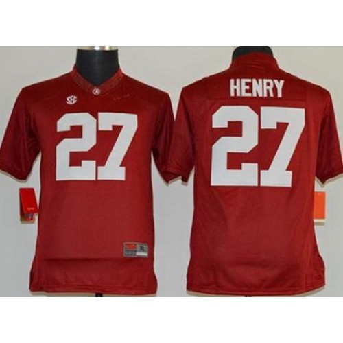 Kids Alabama Crimson Tide #27 Derrick Henry Red Stitched NCAA Jersey Kids Alabama Crimson Tide #27 Derrick Henry Red Stitched NCAA Jersey