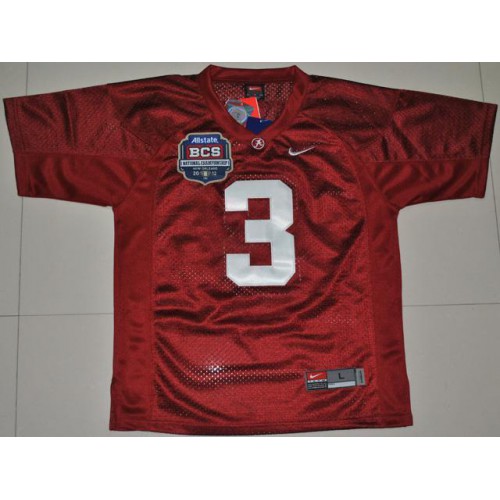 Kids Alabama Crimson Tide 3 Trent Richardson Crimson 2012 BCS Patch College Jersey Kids Alabama Crimson Tide 3 Trent Richardson Crimson 2012 BCS Patch College Jersey