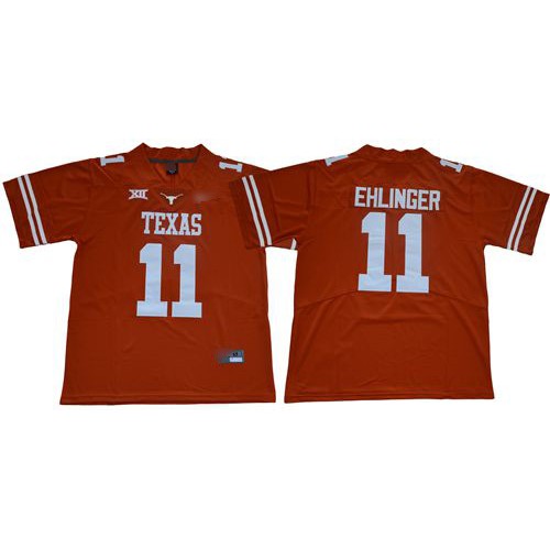 Longhorns #11 Sam Ehlinger Orange Limited Stitched College Jersey Longhorns #11 Sam Ehlinger Orange Limited Stitched College Jersey