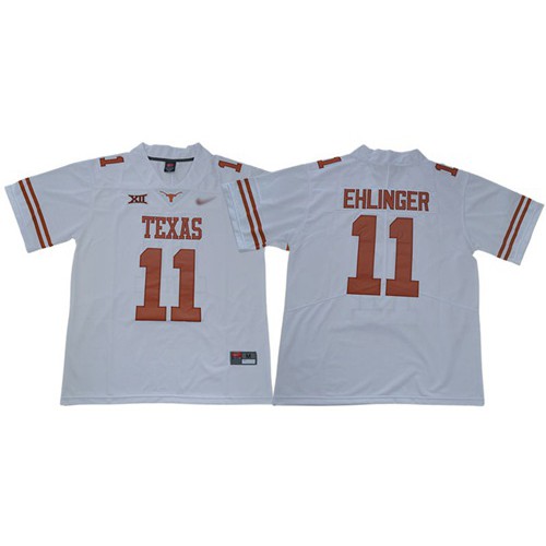 Longhorns #11 Sam Ehlinger White Limited Stitched College Jersey Longhorns #11 Sam Ehlinger White Limited Stitched College Jersey