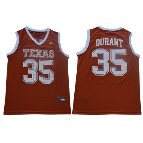 Longhorns #35 Kevin Durant Orange Basketball Stitched NCAA Jersey Longhorns #35 Kevin Durant Orange Basketball Stitched NCAA Jersey