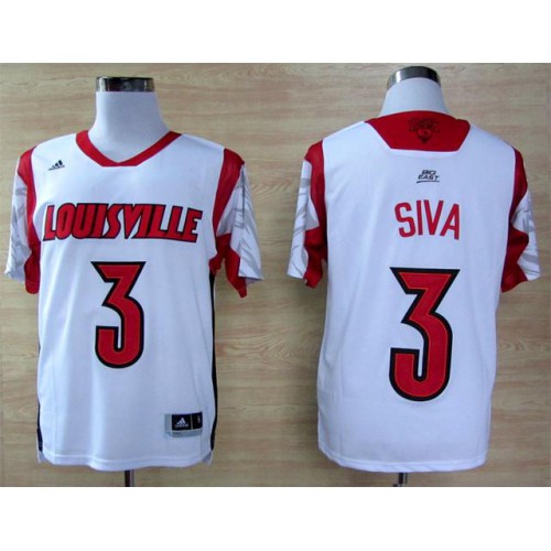 Louisville Cardinals 3 Peyton Siva White College NCAA Jerseys Louisville Cardinals 3 Peyton Siva White College NCAA Jerseys