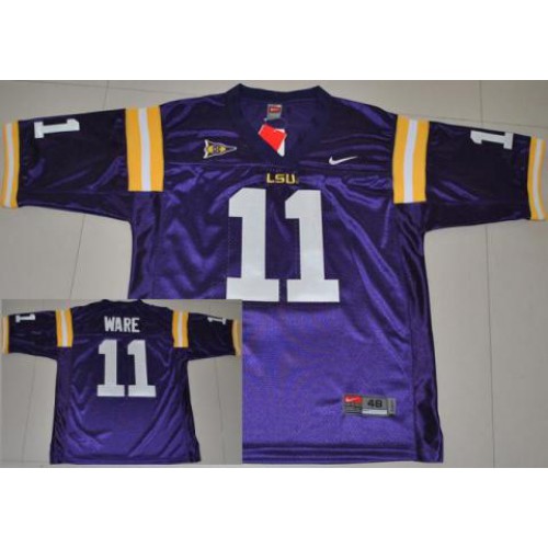LSU Tigers 11 Spencer Ware Purple College Football Jersey LSU Tigers 11 Spencer Ware Purple College Football Jersey