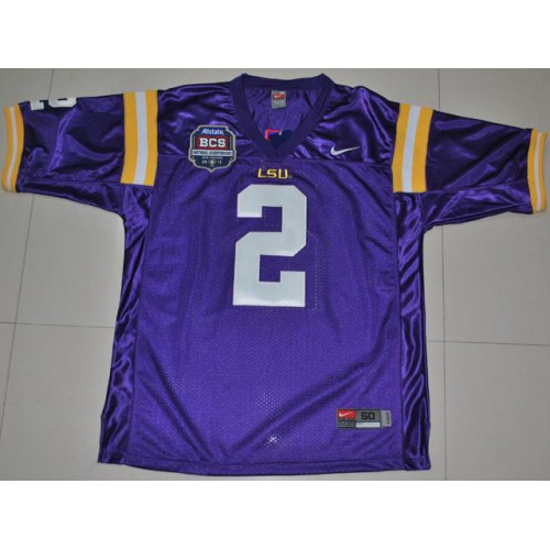 LSU Tigers 2 Rueben Randle Purple 2012 BCS Patch College Football Jersey LSU Tigers 2 Rueben Randle Purple 2012 BCS Patch College Football Jersey