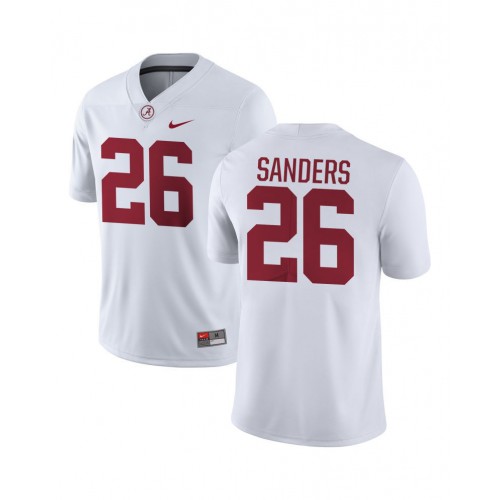 Mens Nike Alabama Crimson Tide Trey Sanders Limited Alumni Player Jersey White Mens Nike Alabama Crimson Tide Trey Sanders Limited Alumni Player Jersey White