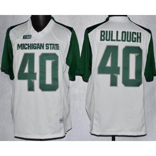 Michigan State 40 Max Bullough White Green College Football NCAA Jerseys Michigan State 40 Max Bullough White Green College Football NCAA Jerseys
