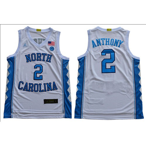North Carolina #2 Cole Anthony White Basketball Stitched College Jersey North Carolina #2 Cole Anthony White Basketball Stitched College Jersey
