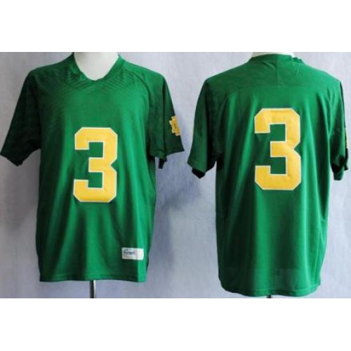 Notre Dame Fighting Irish 3 Joe Montana Green Techfit College Football NCAA Jersey Notre Dame Fighting Irish 3 Joe Montana Green Techfit College Football NCAA Jersey