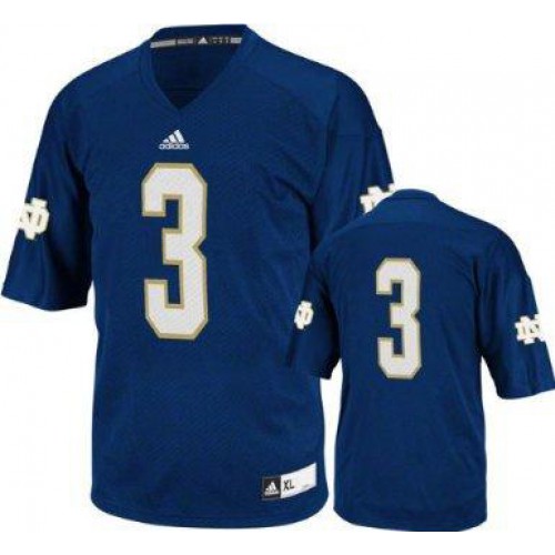 Notre Dame Fighting Irish 3 Joe Montana Blue Techfit College Football NCAA Jersey Notre Dame Fighting Irish 3 Joe Montana Blue Techfit College Football NCAA Jersey