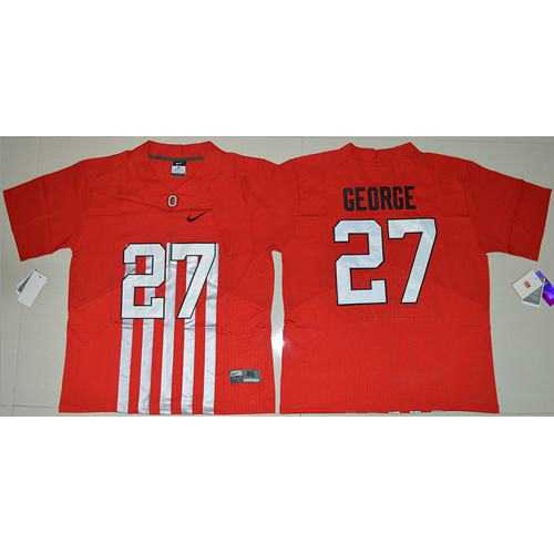 Ohio State Buckeyes #27 Eddie George Red Alternate Elite Stitched NCAA Jersey Ohio State Buckeyes #27 Eddie George Red Alternate Elite Stitched NCAA Jersey