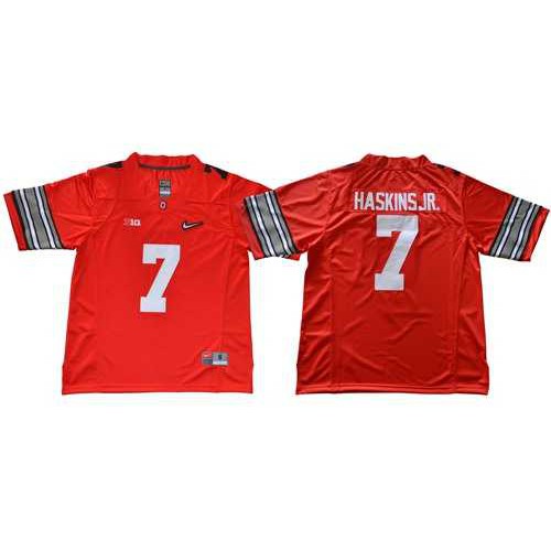 Ohio State Buckeyes #7 Dwayne Haskins Jr Red Diamond Quest Stitched NCAA Jersey Ohio State Buckeyes #7 Dwayne Haskins Jr Red Diamond Quest Stitched NCAA Jersey
