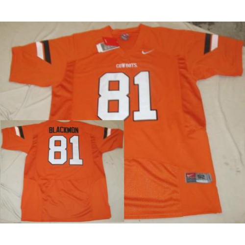 Oklahoma State Cowboys 81 Blackmon Orange NCAA Jersey Oklahoma State Cowboys 81 Blackmon Orange NCAA Jersey