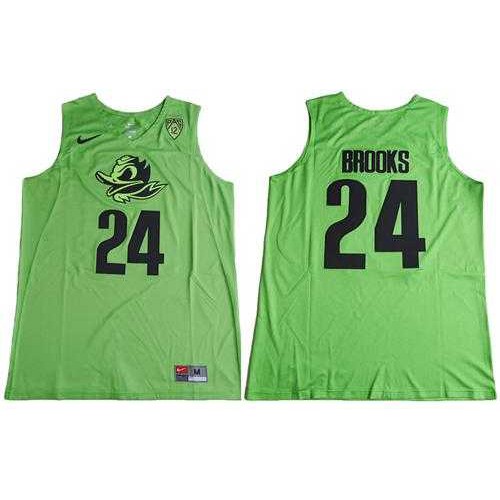 Oregon Ducks #24 Dillon Brooks Electric Green Basketball PAC-12 Patch Stitched NCAA Jersey Oregon Ducks #24 Dillon Brooks Electric Green Basketball PAC-12 Patch Stitched NCAA Jersey