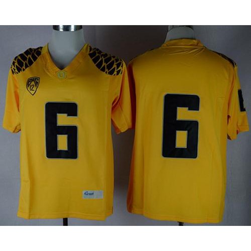 Oregon Ducks #6 Charles Nelson Yellow Limited Stitched NCAA Jersey Oregon Ducks #6 Charles Nelson Yellow Limited Stitched NCAA Jersey