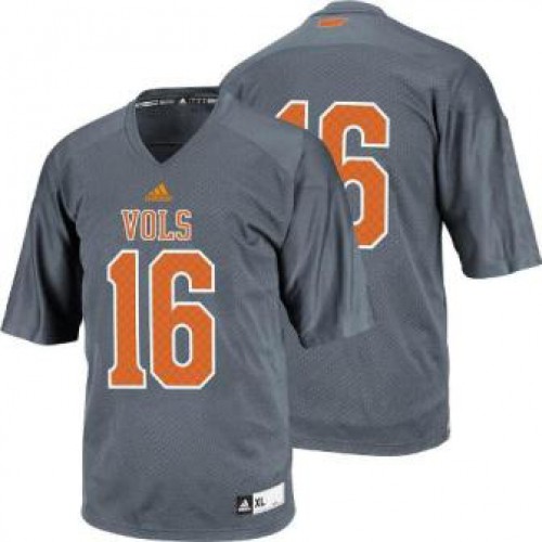 Tennessee Volunteers 16 Peyton Manning Grey College Football Techfit NCAA Jersey Tennessee Volunteers 16 Peyton Manning Grey College Football Techfit NCAA Jersey