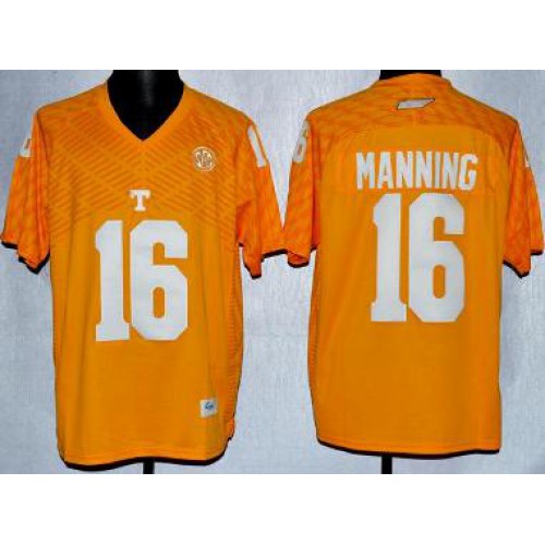 Tennessee Volunteers 16 Peyton Manning Orange College Football Techfit NCAA Jersey Tennessee Volunteers 16 Peyton Manning Orange College Football Techfit NCAA Jersey