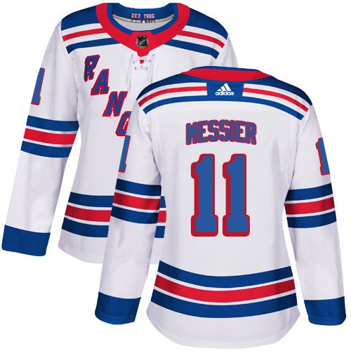 Adidas New York Rangers #11 Mark Messier White Road Authentic Womens Stitched NHL Jersey Adidas New York Rangers #11 Mark Messier White Road Authentic Womens Stitched NHL Jersey