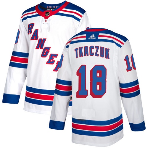 Adidas New York Rangers #18 Walt Tkaczuk White Away Authentic Stitched NHL Jersey Adidas New York Rangers #18 Walt Tkaczuk White Away Authentic Stitched NHL Jersey