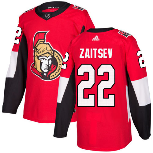 Adidas Ottawa Senators #22 Nikita Zaitsev Red Home Authentic Stitched NHL Jersey Adidas Ottawa Senators #22 Nikita Zaitsev Red Home Authentic Stitched NHL Jersey