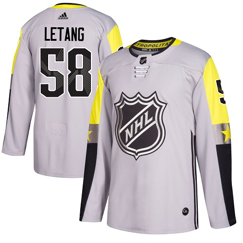 Adidas Pittsburgh Penguins #58 Kris Letang Gray 2018 All-Star Metro Division Authentic Stitched NHL Jersey Adidas Pittsburgh Penguins #58 Kris Letang Gray 2018 All-Star Metro Division Authentic Stitched NHL Jersey