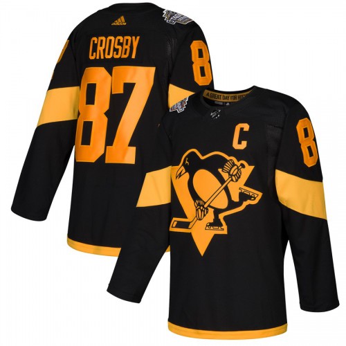 adidas Pittsburgh Penguins #87 Sidney Crosby Black 2019 NHL Stadium Series Authentic Stitched NHL Jersey adidas Pittsburgh Penguins #87 Sidney Crosby Black 2019 NHL Stadium Series Authentic Stitched NHL Jersey