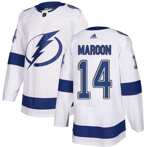 Adidas Tampa Bay Lightning #14 Pat Maroon White Road Authentic Stitched NHL Jersey Adidas Tampa Bay Lightning #14 Pat Maroon White Road Authentic Stitched NHL Jersey
