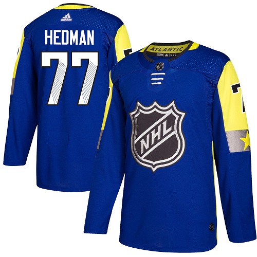 Adidas Tampa Bay Lightning #77 Victor Hedman Royal 2018 All-Star Atlantic Division Authentic Stitched NHL Jersey Adidas Tampa Bay Lightning #77 Victor Hedman Royal 2018 All-Star Atlantic Division Authentic Stitched NHL Jersey