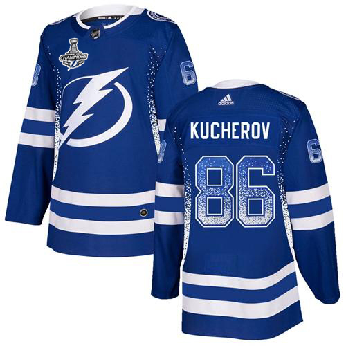 Adidas Tampa Bay Lightning #86 Nikita Kucherov Blue Home Authentic Drift Fashion 2020 Stanley Cup Champions Stitched NHL Jersey Adidas Tampa Bay Lightning #86 Nikita Kucherov Blue Home Authentic Drift Fashion 2020 Stanley Cup Champions Stitched NHL Jersey