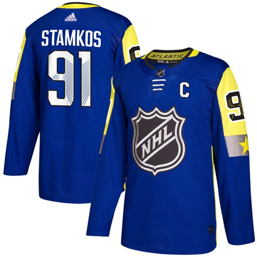 Adidas Tampa Bay Lightning #91 Steven Stamkos Royal 2018 All-Star Atlantic Division Authentic Stitched NHL Jersey Adidas Tampa Bay Lightning #91 Steven Stamkos Royal 2018 All-Star Atlantic Division Authentic Stitched NHL Jersey