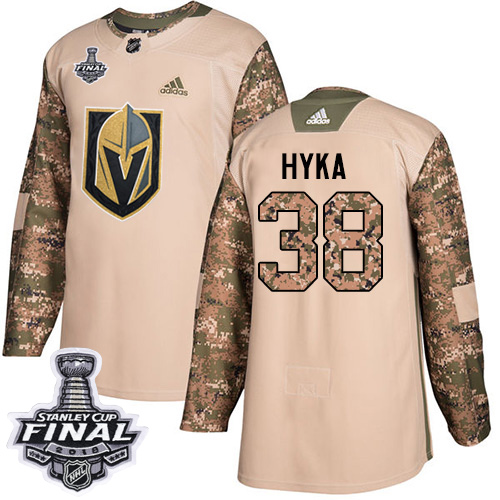 Adidas Vegas Golden Knights #38 Tomas Hyka Camo Authentic 2017 Veterans Day 2018 Stanley Cup Final Stitched Youth NHL Jersey Adidas Vegas Golden Knights #38 Tomas Hyka Camo Authentic 2017 Veterans Day 2018 Stanley Cup Final Stitched Youth NHL Jersey