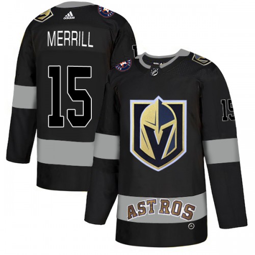 Adidas Vegas Golden Knights X Astros #15 Jon Merrill Black Authentic City Joint Name Stitched NHL Jersey Adidas Vegas Golden Knights X Astros #15 Jon Merrill Black Authentic City Joint Name Stitched NHL Jersey