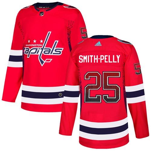 Adidas Washington Capitals #25 Devante Smith-Pelly Red Home Authentic Drift Fashion Stitched NHL Jersey Adidas Washington Capitals #25 Devante Smith-Pelly Red Home Authentic Drift Fashion Stitched NHL Jersey