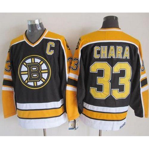 Boston Bruins #33 Zdeno Chara Black CCM Throwback New Stitched NHL Jersey Boston Bruins #33 Zdeno Chara Black CCM Throwback New Stitched NHL Jersey