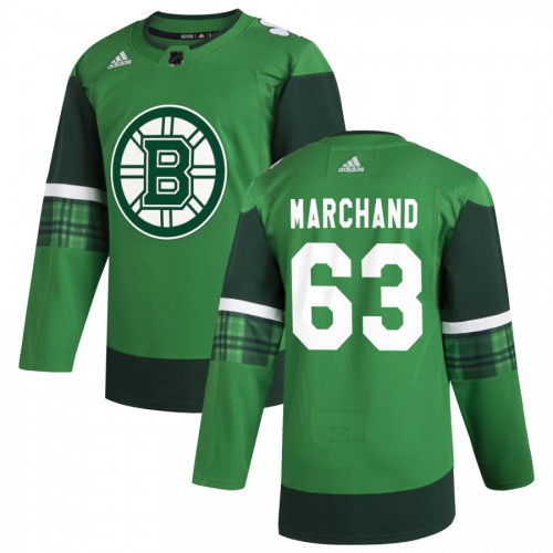 Boston Bruins #63 Brad Marchand Mens Adidas 2020 St. Patricks Day Stitched NHL Jersey Green.jpg Boston Bruins #63 Brad Marchand Mens Adidas 2020 St. Patricks Day Stitched NHL Jersey Green.jpg