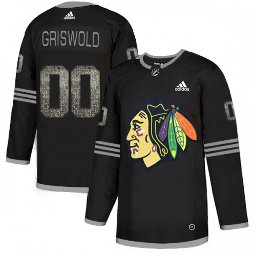 Adidas Chicago Blackhawks #00 Clark Griswold Black Authentic Classic Stitched NHL Jersey Adidas Chicago Blackhawks #00 Clark Griswold Black Authentic Classic Stitched NHL Jersey