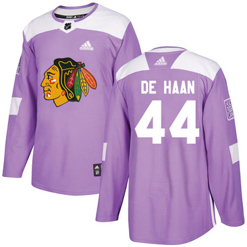 Adidas Chicago Blackhawks #44 Calvin De Haan Purple Authentic Fights Cancer Stitched NHL Jersey Adidas Chicago Blackhawks #44 Calvin De Haan Purple Authentic Fights Cancer Stitched NHL Jersey