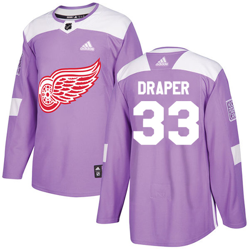 Adidas Detroit Red Wings #33 Kris Draper Purple Authentic Fights Cancer Stitched NHL Jersey Adidas Detroit Red Wings #33 Kris Draper Purple Authentic Fights Cancer Stitched NHL Jersey