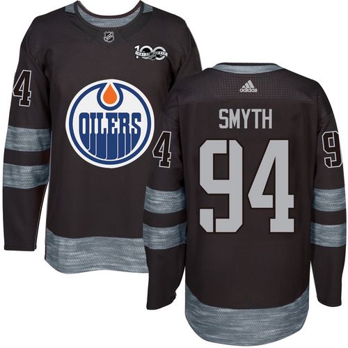 Adidas Edmonton Oilers #94 Ryan Smyth Black 1917-2017 100th Anniversary Stitched NHL Jersey Adidas Edmonton Oilers #94 Ryan Smyth Black 1917-2017 100th Anniversary Stitched NHL Jersey