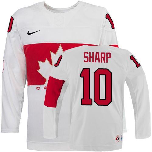Olympic 2014 CA. #10 Patrick Sharp White Stitched NHL Jersey Olympic 2014 CA. #10 Patrick Sharp White Stitched NHL Jersey