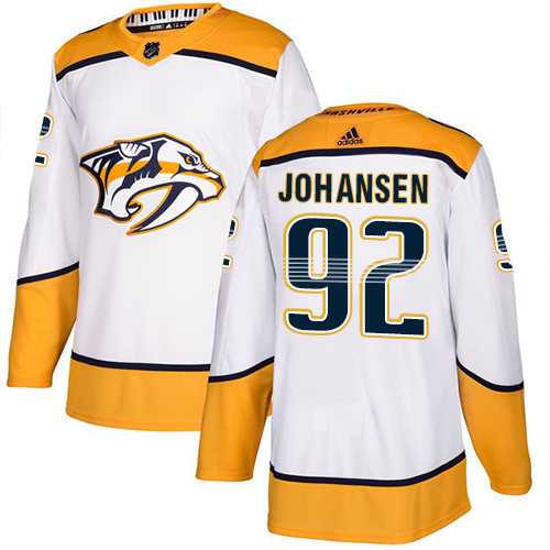 Adidas Nashville Predators #92 Ryan Johansen White Road Authentic Stitched Youth NHL Jersey Adidas Nashville Predators #92 Ryan Johansen White Road Authentic Stitched Youth NHL Jersey