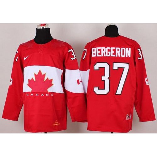 Olympic 2014 CA. #37 Patrice Bergeron Red Stitched NHL Jersey Olympic 2014 CA. #37 Patrice Bergeron Red Stitched NHL Jersey